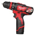 Wiertarko-wkrętarka z wym. uchwytem Milwaukee M12 BDDXKIT-202C