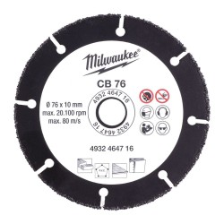 Tarcza tnąca Milwaukee CB 76 mm