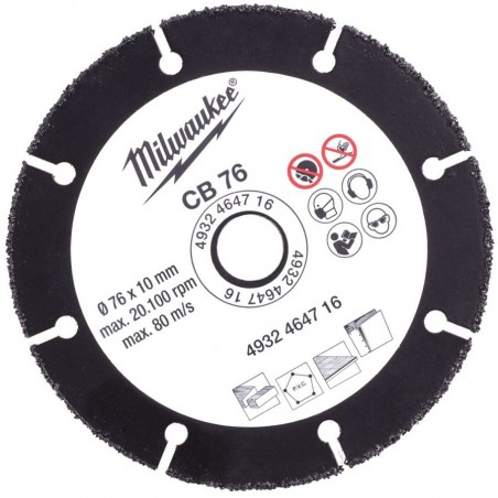 Tarcza tnąca uniwersalna Milwaukee CB 76 mm