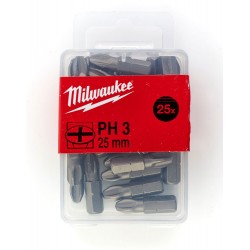 KOŃCÓWKI WKRĘTAKOWE PHILLIPS PH1 - 25 SZTUK