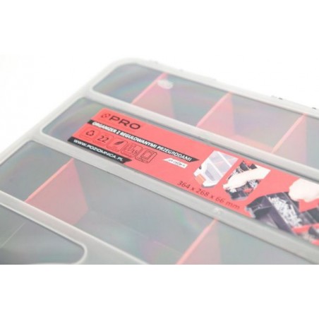 Organizer z regulowanymi przegrodami 36 OR-ORG36-N