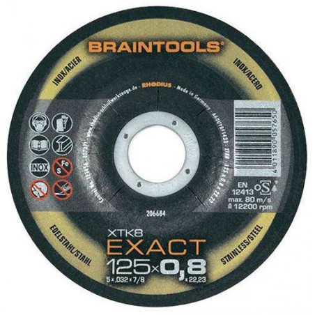 Tarcza tnąca do metalu 125 x 0.8 x 22,23 mm Rhodius EXACT XTK8
