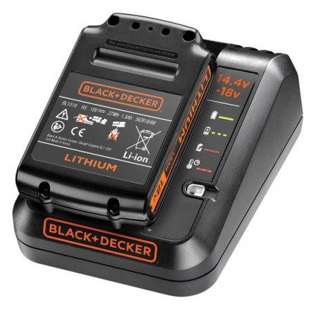 Ładowarka 14.4-18V + Akumulator 1.5 Ah Black&Decker BDC1A15-QW