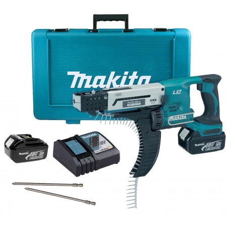 Wkrętarka akumulatorowa z magazynkiem 18V Makita DFR550RFE