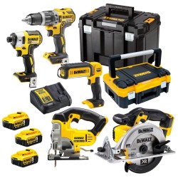 Zestaw Combo 5-narzędziowy Li-ion XR 18V DeWalt DCK551P3T-QW