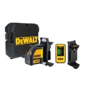 Laser liniowy samopoziomujący + detektor DeWalt DW088KD