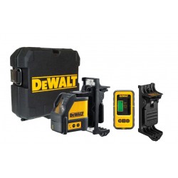 Laser liniowy samopoziomujący + detektor DeWalt DW088KD