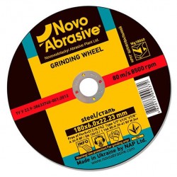 Tarcza szlifierska do metalu 180x6x22.23 Novoabrasive