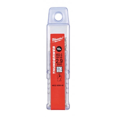 Wiertło HSS-G Thunderweb Milwaukee 2.9 - 10 szt.