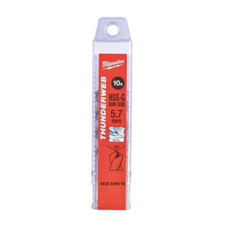 Wiertło HSS-G Thunderweb Milwaukee 5.7 - 10 szt.