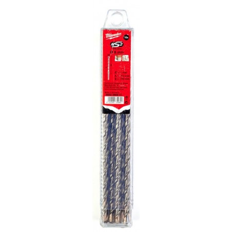 WIERTŁA 10 SZTUK/OP. Ø5 MM SDS-PLUS MILWAUKEE - 2 OSTRZOWE
