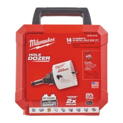 Zestaw otwornic bimetalowych 19-57 mm Milwaukee Hole Dozer, 14 szt