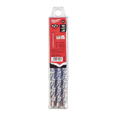 Wiertło do betonu SDS-Plus 10 mm Milwaukee, 10 szt