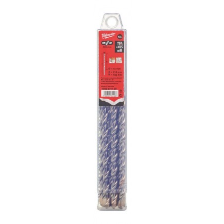 Wiertło do betonu SDS-Plus 10 mm Milwaukee, 10 szt