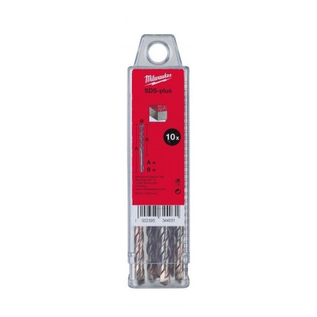 Wiertło do betonu SDS-Plus 10 mm Milwaukee, 10 szt