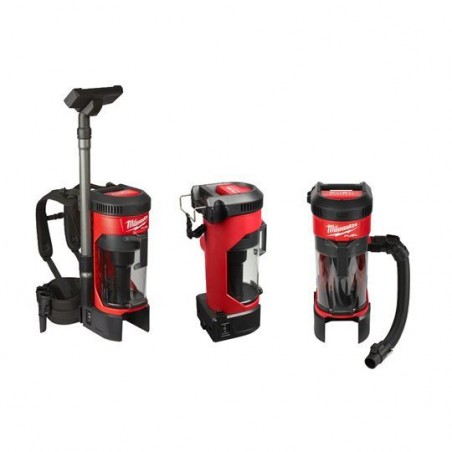 Odkurzacz plecakowy 18V 3.8l Milwaukee M18 FBPV-0