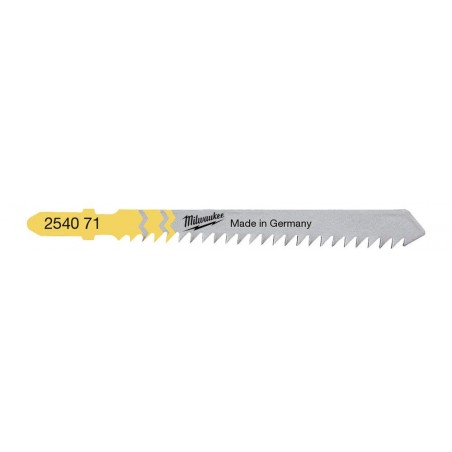 Brzeszczoty do drewna i PCV 75x3 mm Milwaukee T 111 C, 5 szt