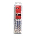 Wiertła Milwaukee SDS-Plus MX4, 10 szt