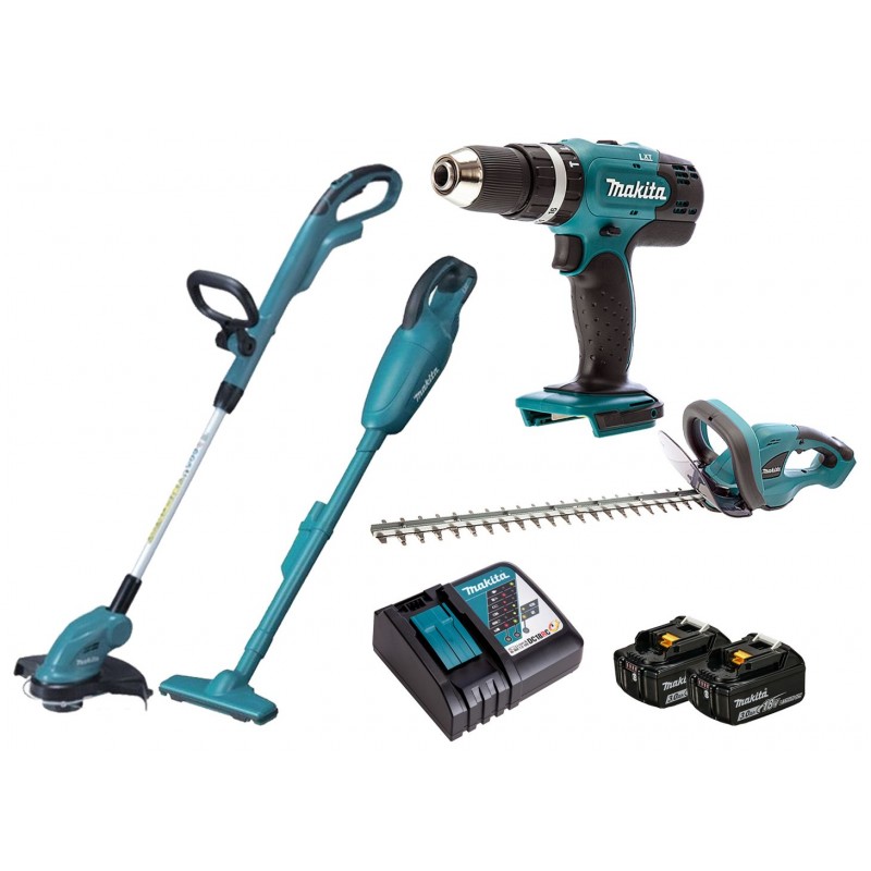 Zestaw akum. narzędzi ogrodowych 18V Makita DLX4093