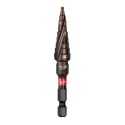 Zestaw wierteł stopniowych udarowych 1/4'' Milwaukee, 3 szt
