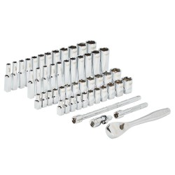 Zestaw nasadek metrycznych 1/4'' z grzechotką Milwaukee, 28 szt