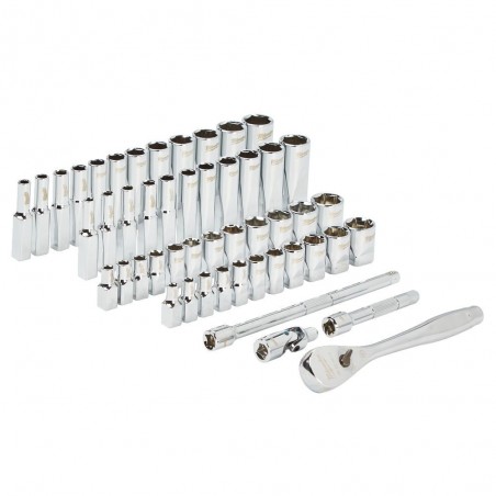 Zestaw nasadek metrycznych 1/4'' z grzechotką Milwaukee, 28 szt