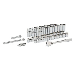 Zestaw nasadek metrycznych 1/4'' z grzechotką Milwaukee, 28 szt