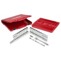 Zestaw nasadek metrycznych 1/4'' z grzechotką Milwaukee, 28 szt