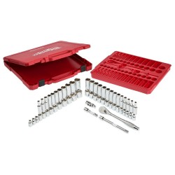 Zestaw nasadek metrycznych 1/4'' z grzechotką Milwaukee, 28 szt