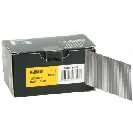 Gwoździe galwanizowane 16GA 38 mm DeWalt DNBA1638GZ, 2500 szt
