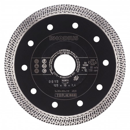 Tarcza diamentowa 125 mm Rhodius DG15 Topline