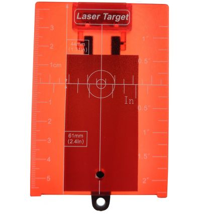 Tarcza celownicza do lasera z czerwoną wiązką PRO