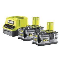 Zestaw 18V Ryobi ONE+ Ładowarka + 2xAKU 5.0 Ah RC18120-250