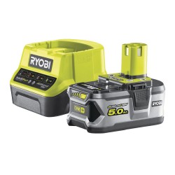 Zestaw 18V Ryobi ONE+ Ładowarka + 2xAKU 5.0 Ah RC18120-250