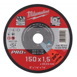 Tarcza do cięcia metalu 150x1,5 mm Milwaukee PRO+