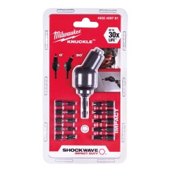 Nasadka kątowa udarowa Milwaukee Knuckle, 11 szt