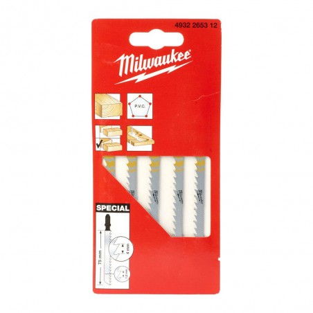 Brzeszczot do cięcia po łuku 50 x 2 mm Milwaukee T 119 BO, 5 szt