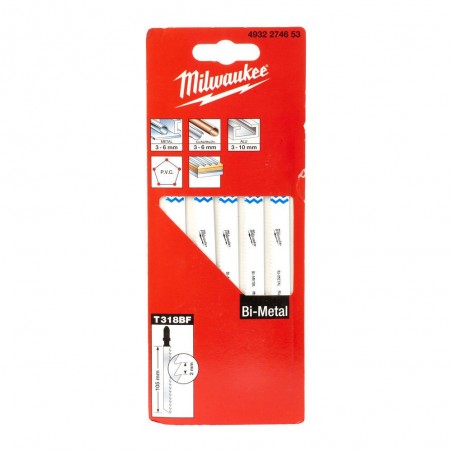 Brzeszczot do cięcia aluminium 75 x 3 mm Milwaukee T 127 D
