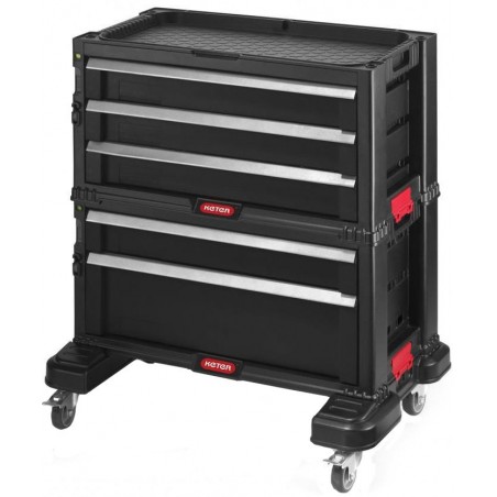Regał narzędziowy KETER 5 Tool Chest Set Black
