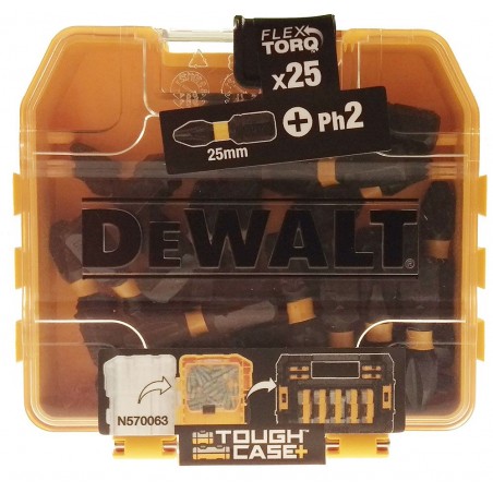 Zestaw bitów udarowych PH2 25 mm DeWalt DT7055T, 25 szt