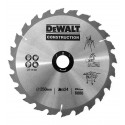 Zestaw tarcz pilarskich do drewna 250 mm DeWalt DT1173, 3 szt