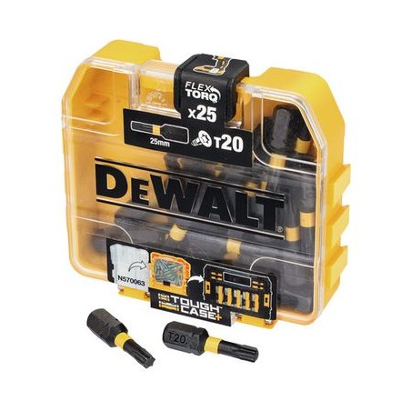 DT70557T-QZ Bity Extreme Impact Tic Tac T20 25mm 25szt. 