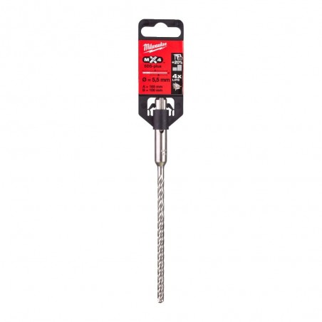 Wiertło do betonu SDS-Plus 4-ostrzowe 5,5 mm Milwaukee MX4