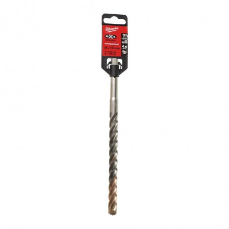 Wiertło do betonu SDS-Plus 4-ostrzowe 12/150/210 mm Milwaukee MX4