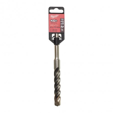 WIERTŁA SDS-PLUS MILWAUKEE RX4 - 4 OSTRZOWE