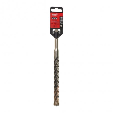 Wiertło do betonu SDS-Plus 4-ostrzowe 16/150/210 mm Milwaukee MX4