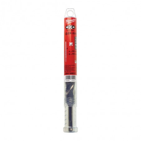 WIERTŁA SDS-PLUS MILWAUKEE RX4 - 4 OSTRZOWE