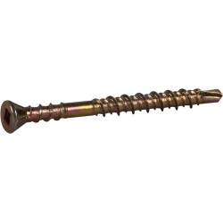 Wkręty żółto-chromowane do podłóg 3,9x42mm 250szt.
