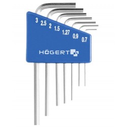 Zestaw kluczy imbusowych 0,7-3 mm Hoegert HT1W800
