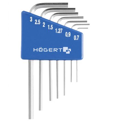 Zestaw kluczy imbusowych 0,7-3 mm Hoegert HT1W800